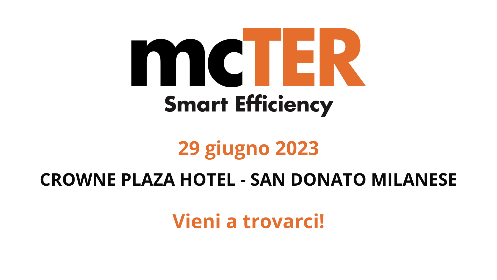 SmartDHOME: vieni a trovarci a mcTER Milano 2023